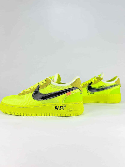 Nike Air Force 1 '07 Low AO4606-700 Volt Graphic Sneakers