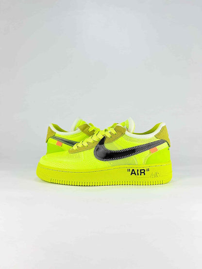 Nike Air Force 1 '07 Low AO4606-700 Volt Graphic Sneakers