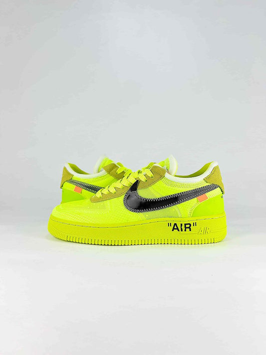 Nike Air Force 1 '07 Low AO4606-700 Volt Graphic Sneakers