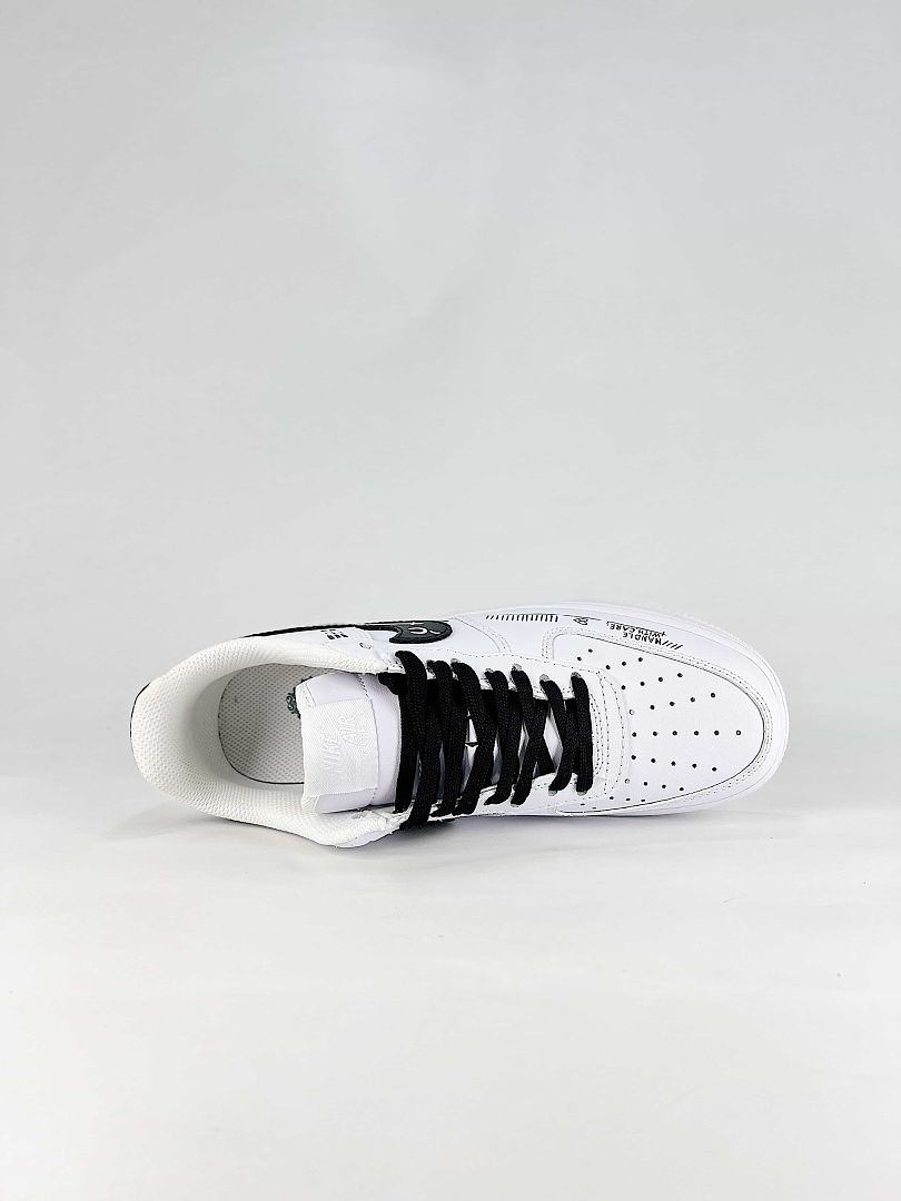 Nike Air Force 1 '07 Low CW2288-111 White Black Graphic Sneakers