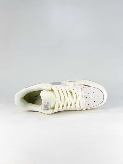 Nike x Stussy Air Force 1 Low DN9688-135 Cream White Grey Signature Detail Sneakers