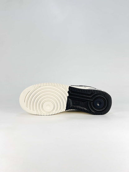 Stussy x Nike Air Force 1 Low White Black Air Sneakers