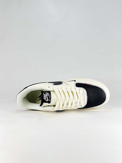 Stussy x Nike Air Force 1 Low White Black Air Sneakers