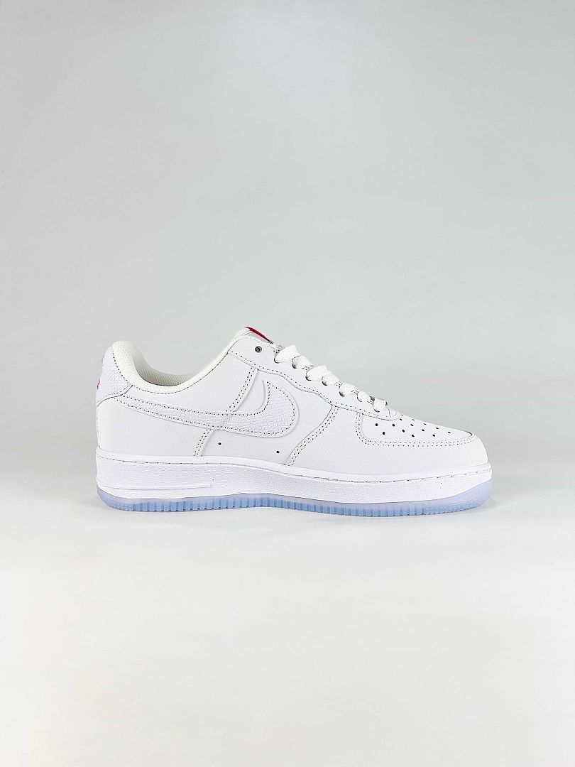 Nike Air Force 1 '07 Low IV4453-100 White Pink Blue Sneakers
