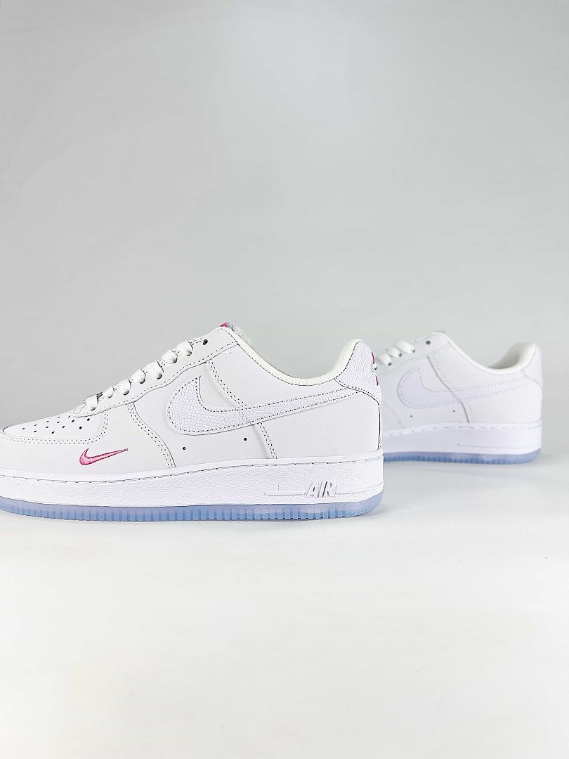 Nike Air Force 1 '07 Low IV4453-100 White Pink Blue Sneakers