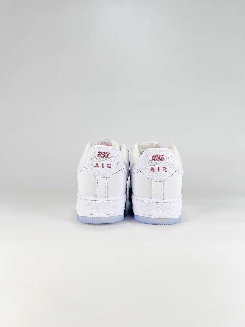 Nike Air Force 1 '07 Low IV4453-100 White Pink Blue Sneakers
