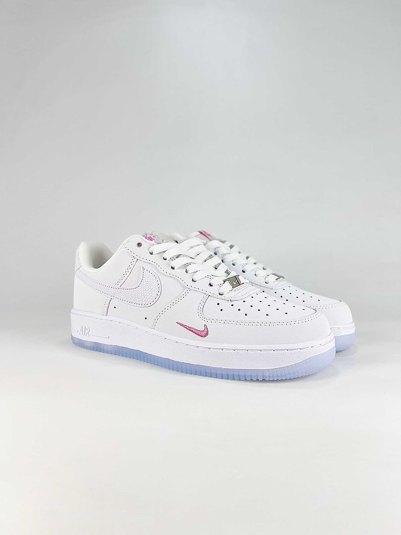 Nike Air Force 1 '07 Low IV4453-100 White Pink Blue Sneakers