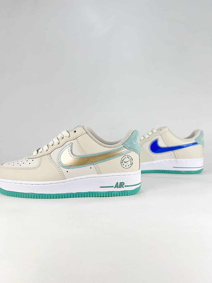 Nike Air Force 1 Low Philadelphia White Blue Green Air Sneakers