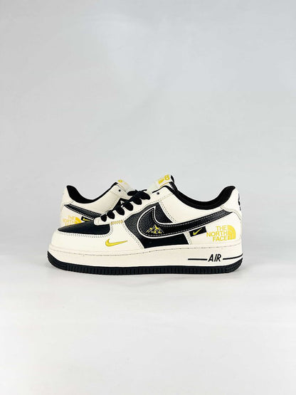 Nike x The North Face Air Force 1 07 Low JP8028-064 Co Branded Sneakers White Black Volt Yellow