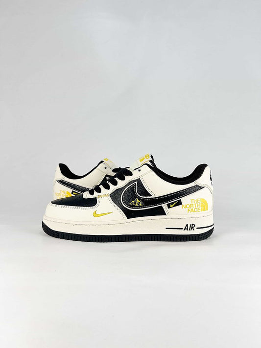 Nike x The North Face Air Force 1 07 Low JP8028-064 Co Branded Sneakers White Black Volt Yellow