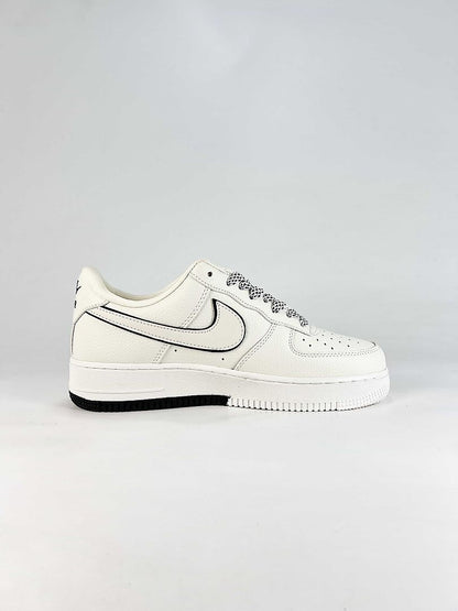 Stussy x Nike Air Force 1 Low White Black Red Air Sneakers