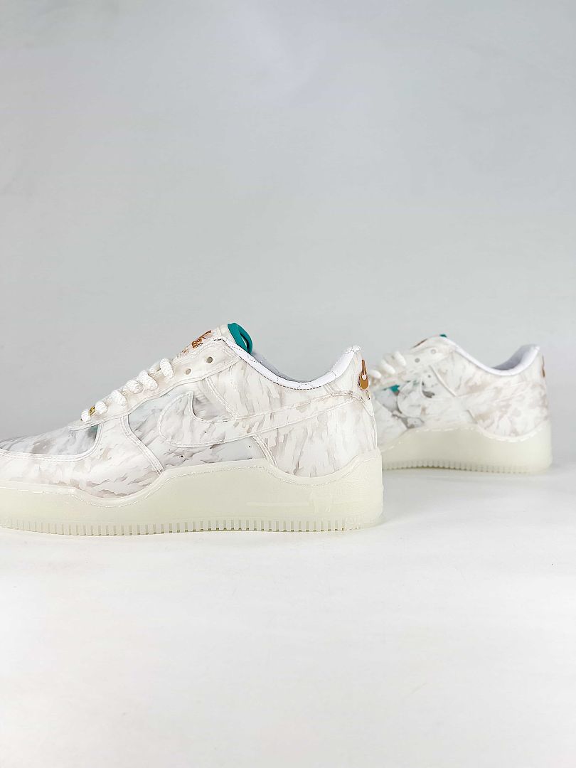 Nike Air Force 1 '07 Low IQ5373-100 White Marble Sneakers