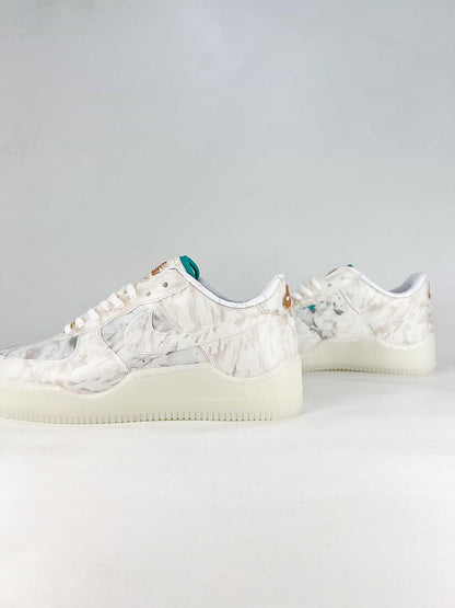 Nike Air Force 1 '07 Low IQ5373-100 White Marble Sneakers