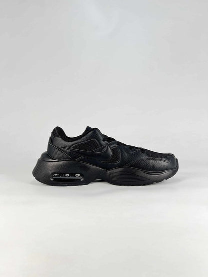 Nike Air Max Fusion CJ1671-001 Textured Sole Sneakers Black