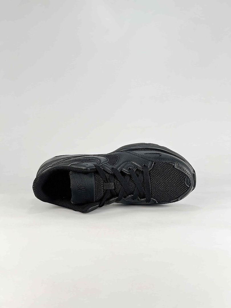 Nike Air Max Fusion CJ1671-001 Textured Sole Sneakers Black