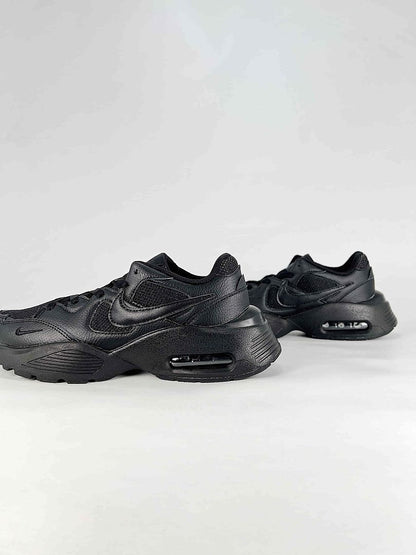 Nike Air Max Fusion CJ1671-001 Textured Sole Sneakers Black