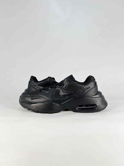 Nike Air Max Fusion CJ1671-001 Textured Sole Sneakers Black