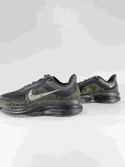 Nike Pegasus Premium IM6000-264 Reflective Mesh Sneakers Black Gray Olive