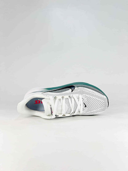 Nike Pegasus 42 IB1873-110 Zoom Air Detail Sneakers White Black Green