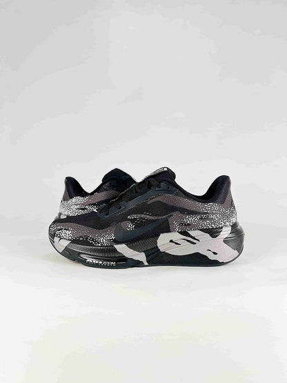 Nike Pegasus 42 IO3928-001 Speckled Graphic Sneakers Black White Silver