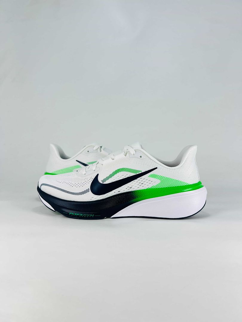 Nike Pegasus 42 IB1873-107 Zoom Air Detail Sneakers White Black Green