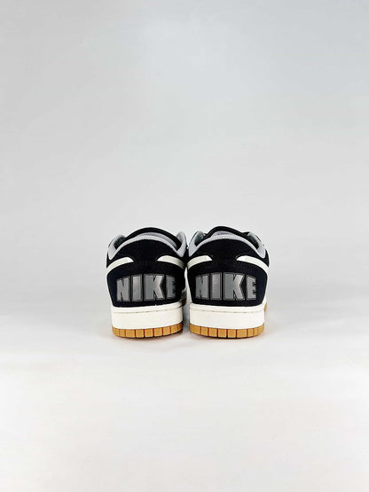 Nike Big Lux 854166-003 Contrast Swoosh Sneakers Black White Gum