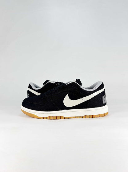 Nike Big Lux 854166-003 Contrast Swoosh Sneakers Black White Gum