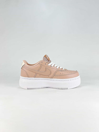 Nike Court Vision Alta Peach Sail Platform Sneakers
