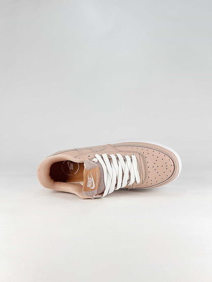Nike Court Vision Alta Peach Sail Platform Sneakers