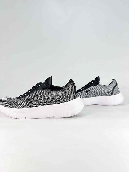 Nike Free 2025 HF1078-800 Black White Knit Sneakers