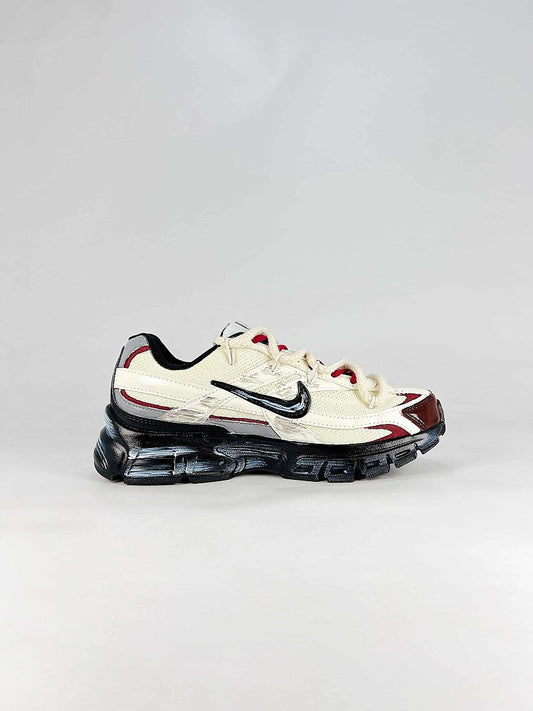 Nike Initiator 394055-102 White Red Black Graphic Detail Low Top Sneakers