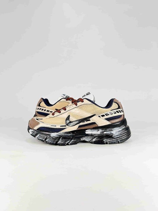 Nike Initiator 394055-102 Beige Brown Navy Black Retro Low Top Sneakers