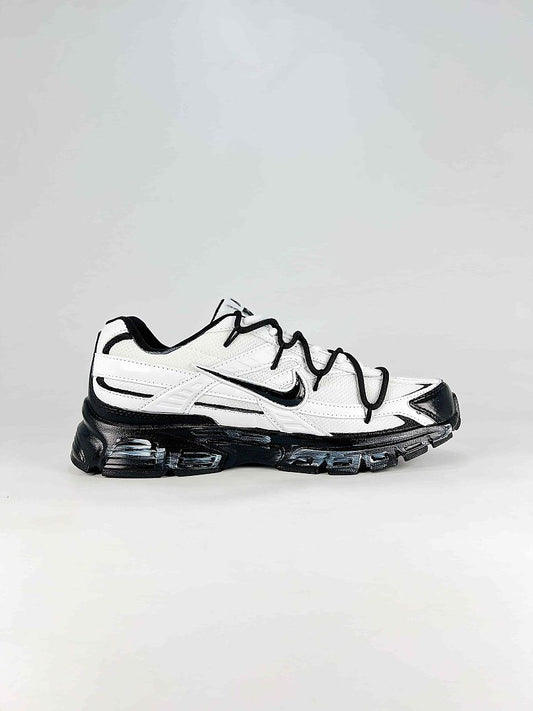 Nike Initiator FQ6873-101 White Black Classic Low Top Retro Running Sneakers