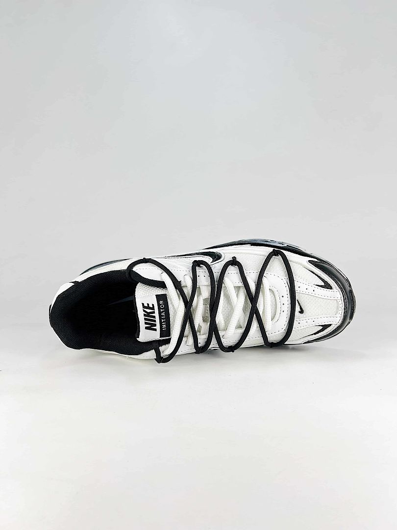 Nike Initiator FQ6873-101 White Black Classic Low Top Retro Running Sneakers