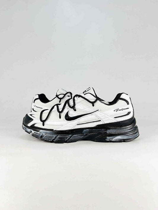 Nike Initiator FQ6873-101 White Black Classic Low Top Retro Running Sneakers