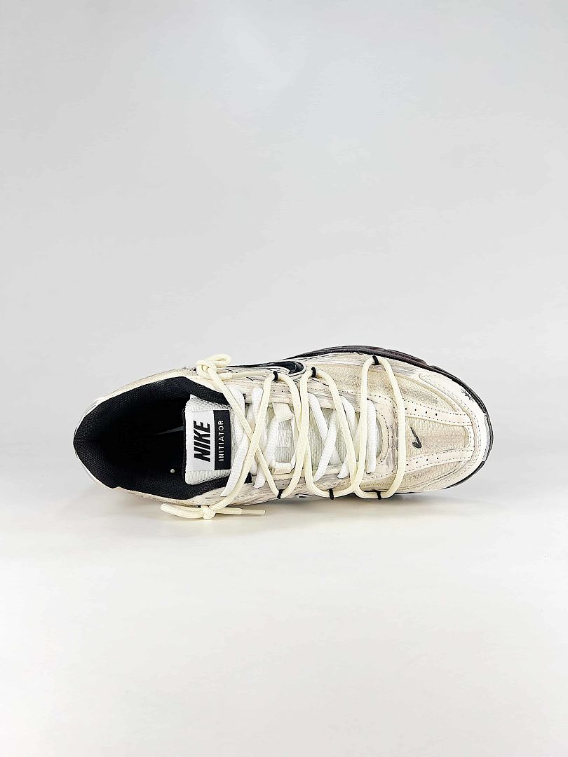 Nike Initiator FQ6873-101 White Black Phantom Graphic Low Top Sneakers