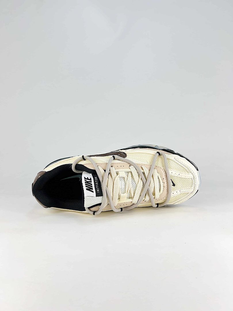 Nike Initiator FQ6873-101 White Black Classic Low Top Retro Running Sneakers