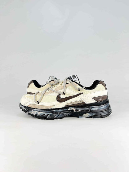 Nike Initiator FQ6873-101 White Black Classic Low Top Retro Running Sneakers