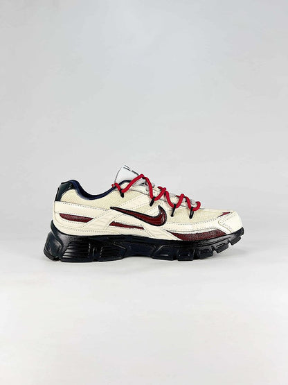 Nike Initiator HQ1183-141 Cream Burgundy Red Black Navy Detail Low Top Sneakers