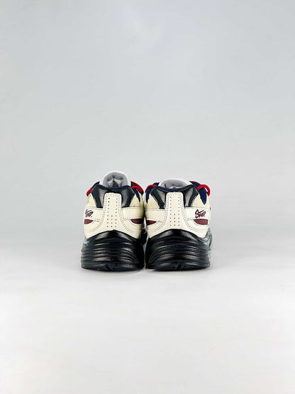 Nike Initiator HQ1183-141 Cream Burgundy Red Black Navy Detail Low Top Sneakers