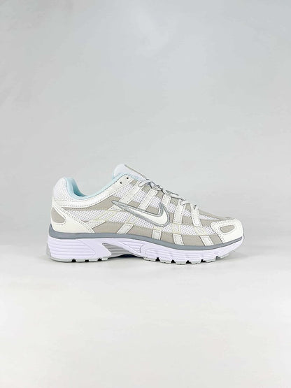 Nike P-6000 FV6603-101 White Grey Silver Black Retro Running Sneakers