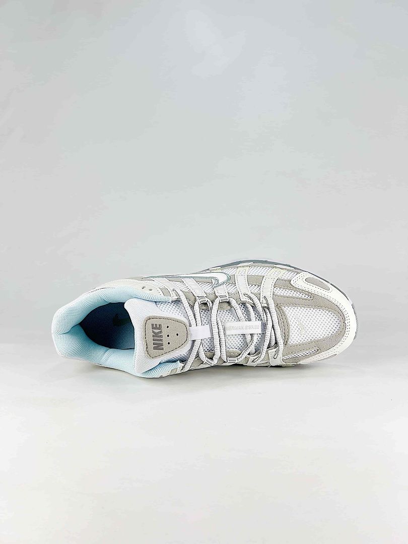 Nike P-6000 FV6603-101 White Grey Silver Black Retro Running Sneakers