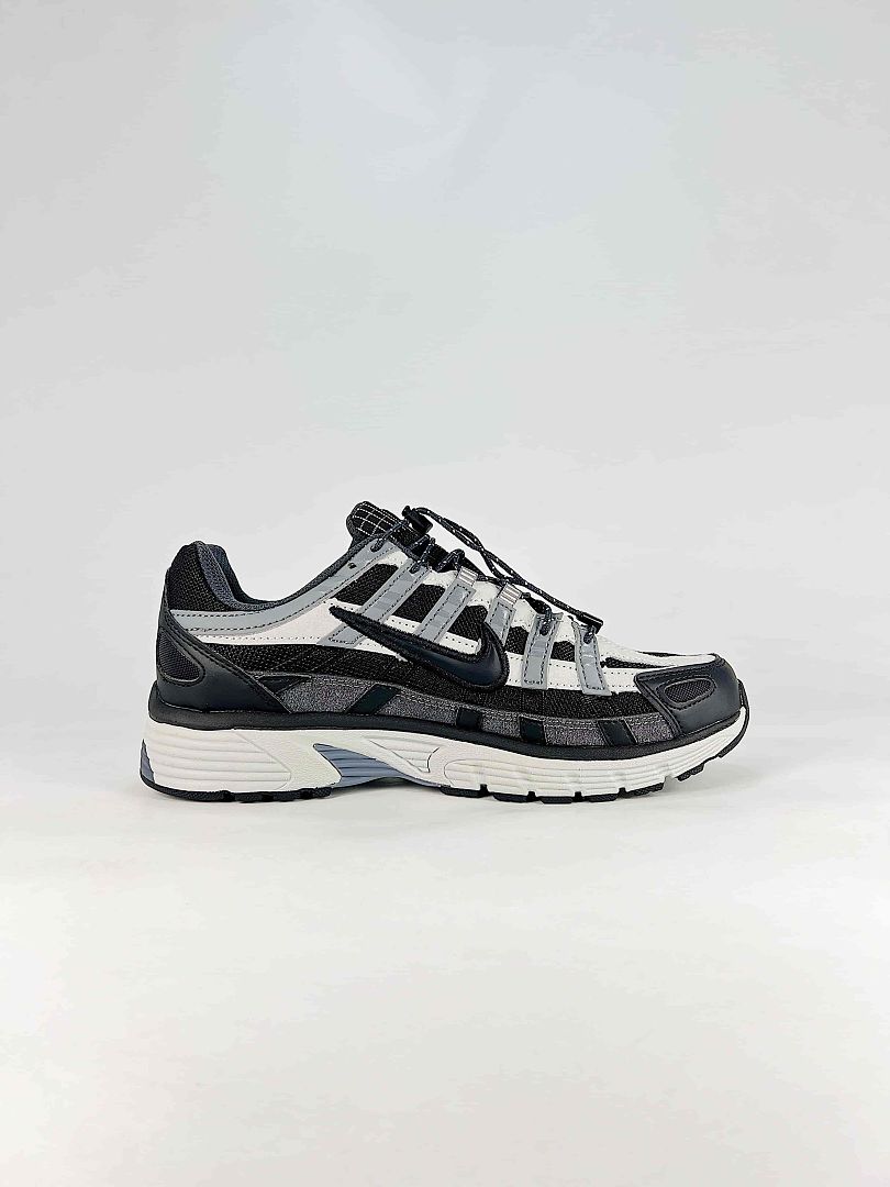 Nike P-6000 HQ3818-001 Black White Grey Retro Running Sneakers