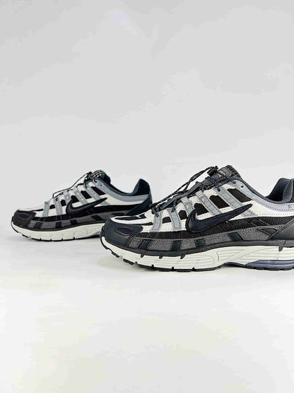 Nike P-6000 HQ3818-001 Black White Grey Retro Running Sneakers