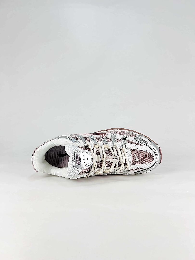 Nike P6000 IB4019019 White Pink Beige Retro Running Inspired Lifestyle Sneakers