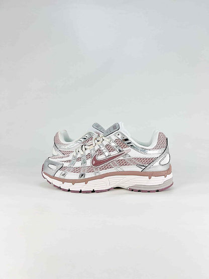 Nike P6000 IB4019019 White Pink Beige Retro Running Inspired Lifestyle Sneakers