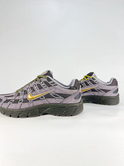 Nike P6000 IH0946201 Grey Black Yellow Retro Running Inspired Lifestyle Sneakers