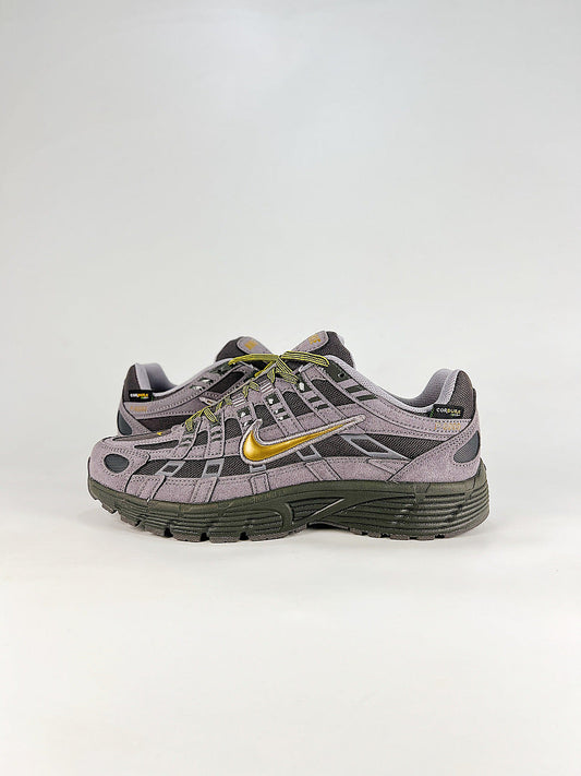 Nike P6000 IH0946201 Grey Black Yellow Retro Running Inspired Lifestyle Sneakers