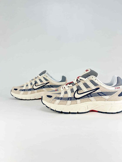 Nike P6000 IH4382200 Sail White Navy Red Retro Running Inspired Lifestyle Sneakers