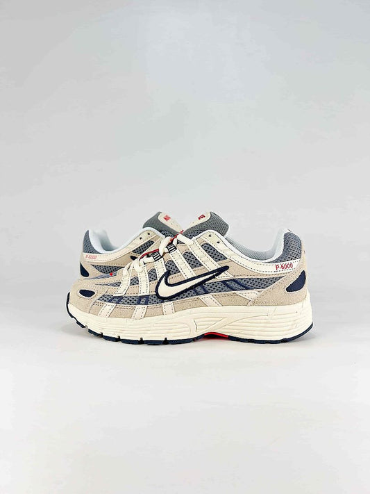 Nike P6000 IH4382200 Sail White Navy Red Retro Running Inspired Lifestyle Sneakers